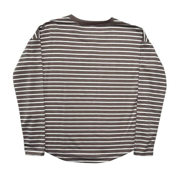 Maurices Women's Size Medium 24/7‎ Clara Striped Long Sleeve Tee - Picture 6 of 11